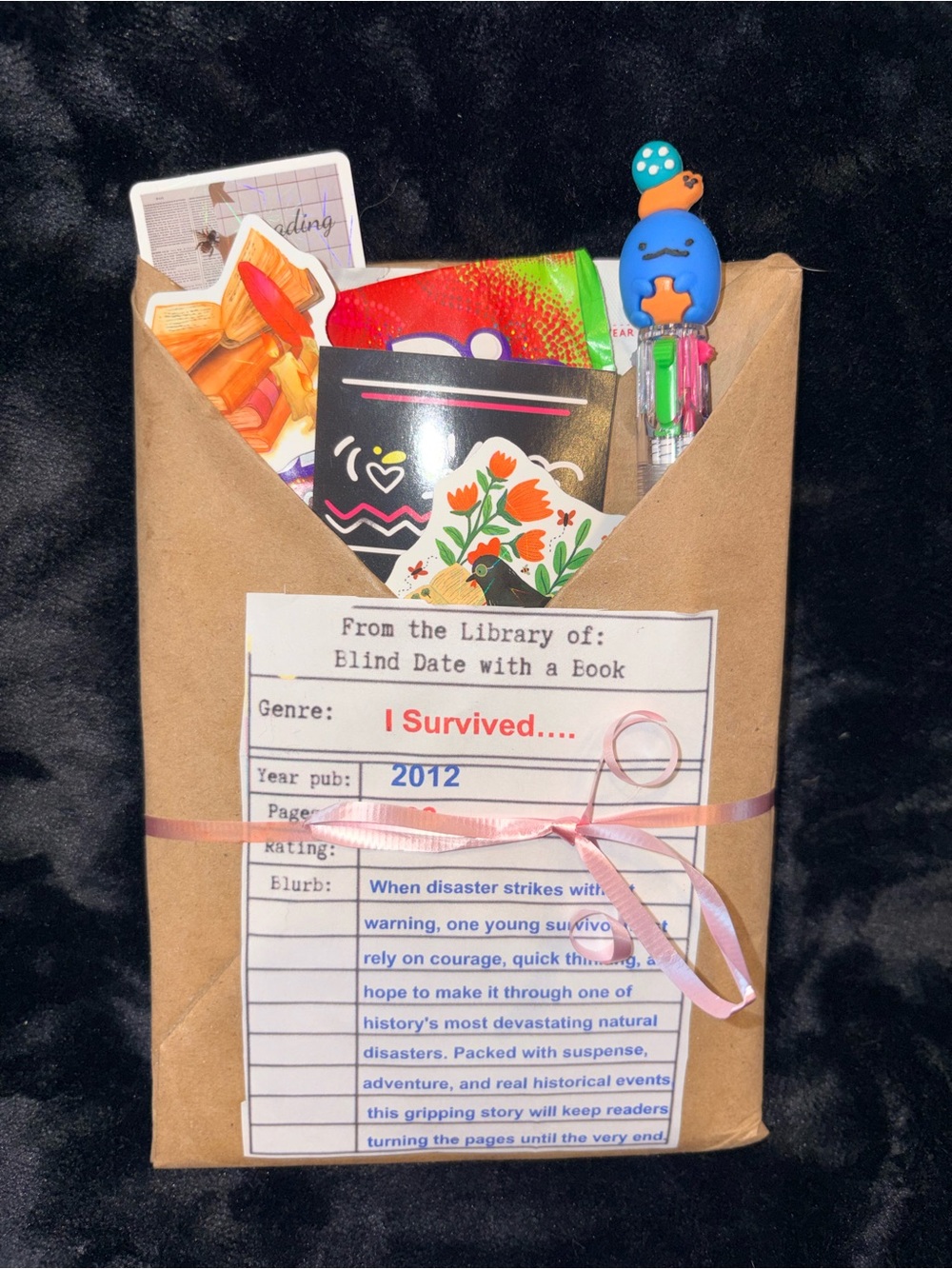 Blind bag mystery book - teacher curated! I Survived Book.